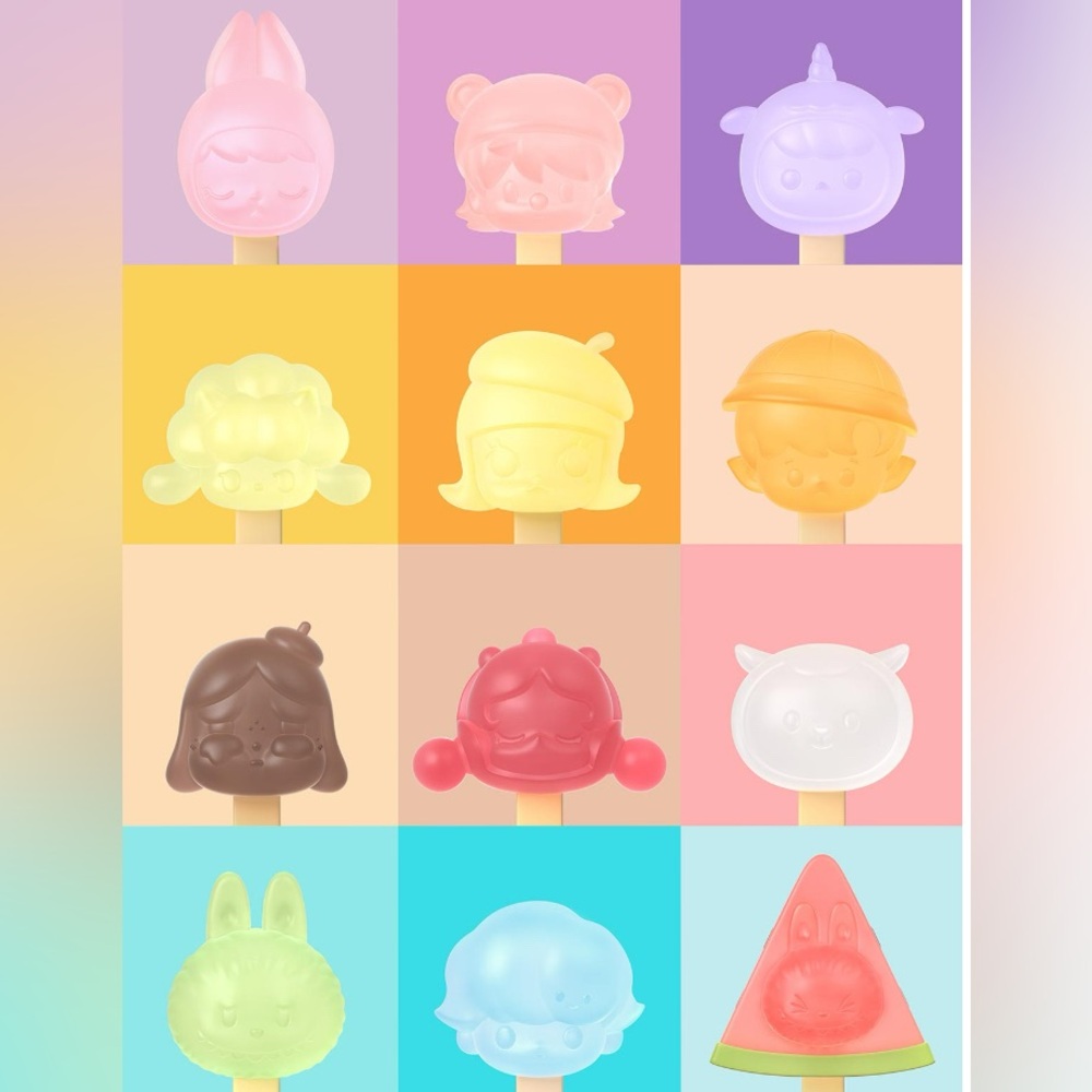 Bundle of 3 Pop Mart POP BEAN Mini Ice Pop Series Figures - Skullpanda, Dimoo+ - Picture 6 of 8